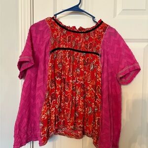 Up-cycled one of a kind original blouse by Painted Oyster